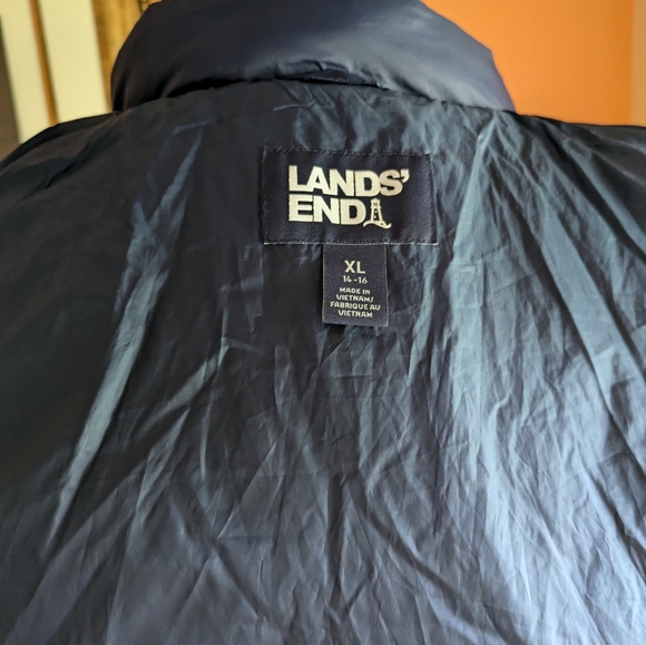 Land End Kids Navy Jacket size XL - Picture 4 of 8